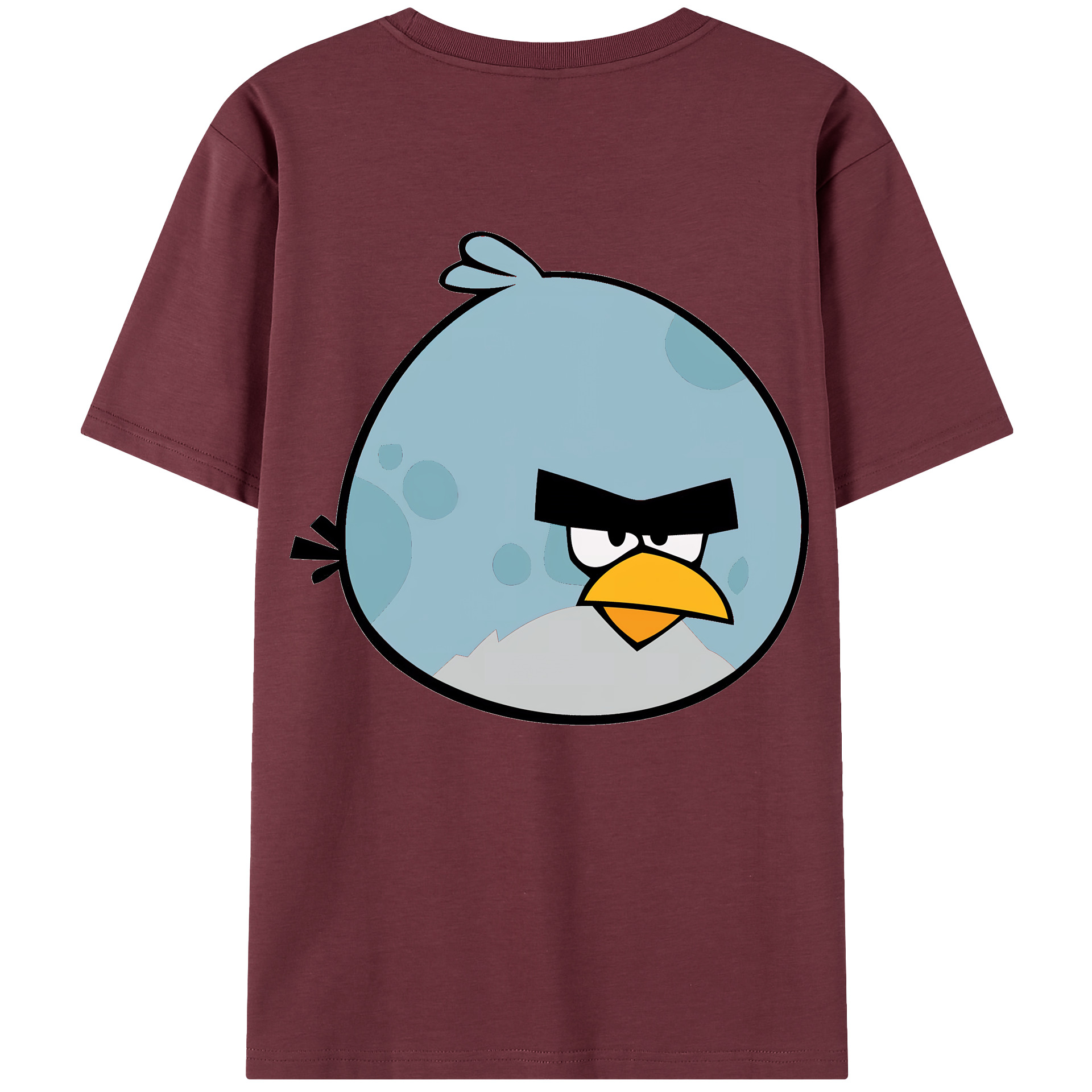 （画像用） Angry Birds アングリーバード 綿100％半袖Tシャツ（背面プリント）